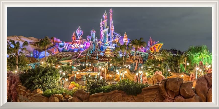 パノラマ版】ディズニーシー ディズニーリゾート 壁紙ポスター 004P1